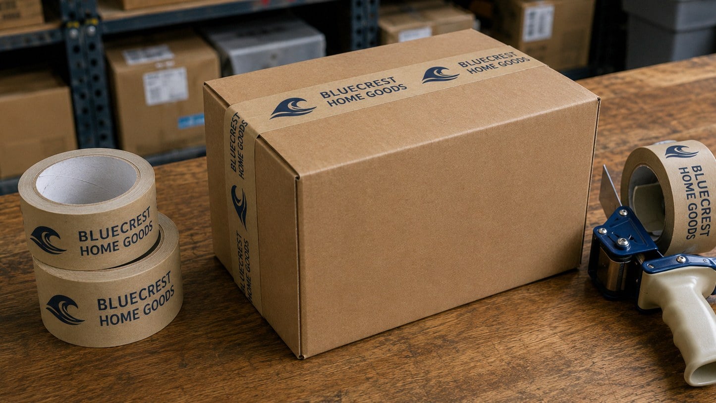 Custom printed packing tape with logo