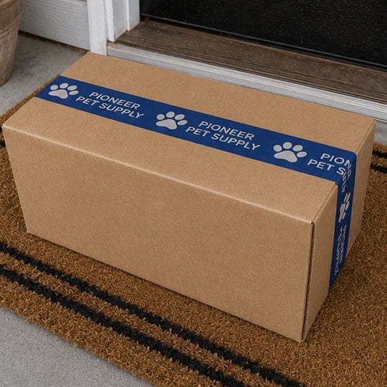 Packing tape with logo printing